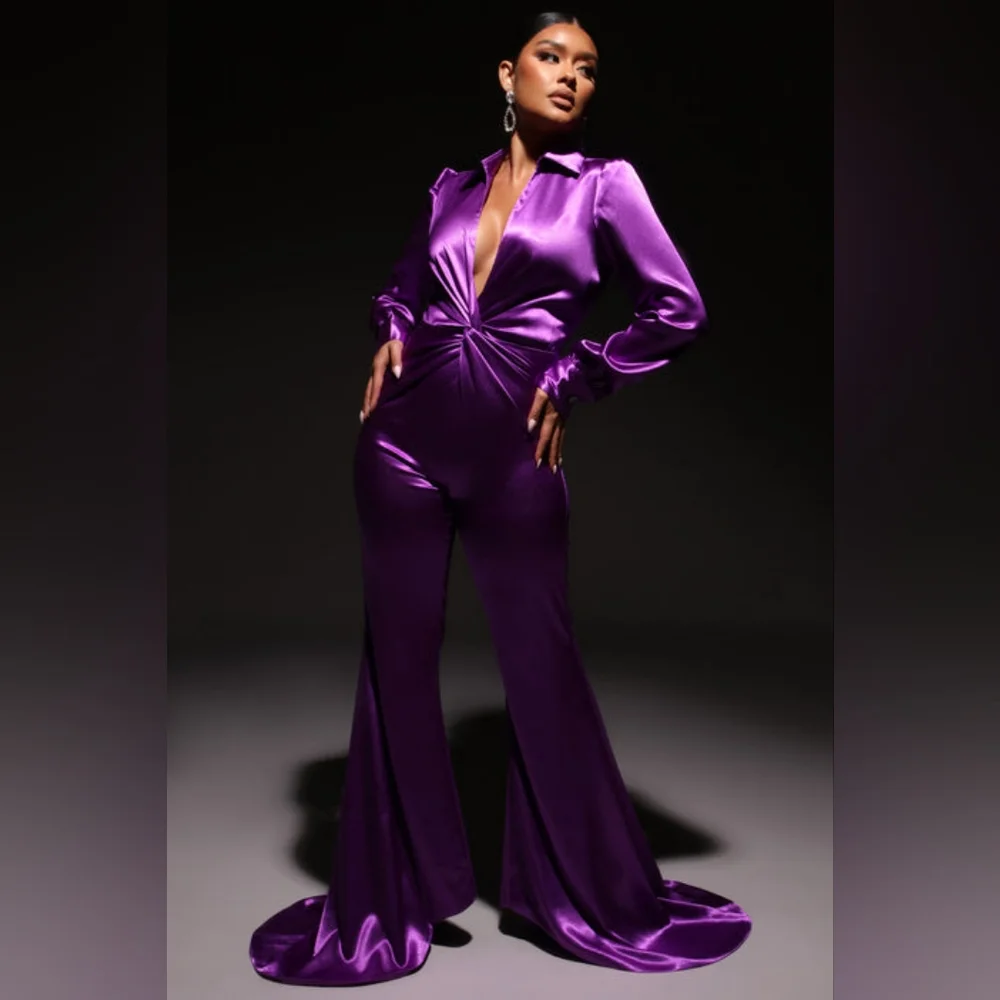 Violet jumpsuit - Picture 1 of 4